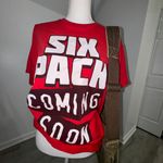 Delta Pro Weight Vintage Red Graphic T Shirt Photo 2