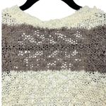 Free People Cuddle Bear Long Line Striped Knit Duster Cardigan Size Medium Boho Photo 10