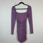 Princess Polly  | Charvi Long Sleeve Mini Dress Long Sleeve Purple Size 6 Photo 1