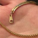 Gold tone snake chain bracelet Marked “Korea” Photo 4