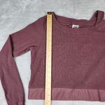 Gymshark  Studio Sweater Berry Red Long Sleeve Crop Womens Size M Medium Photo 6