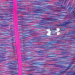 Under Armour  Pink and Blue Multicolor Half-Zip Pullover Size Small Top Photo 4