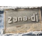 Zana Di  Denim Capri‎ Frayed Hem Cropped Jeans Blue Wash Juniors Size 9 Photo 5