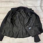 H&M women sz 6 button front cotton blend fully lined Longsleeve pleated blazer Photo 7