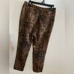 Chico's CHICO’S DESIGN SIZE 1.5 BEIGE BROWN Dress Pants 55% Linen 45% Cotton. Photo 1