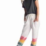 Feat Sunset Lover Cozy Joggers BlanketBlend Women’s XS Supremely Soft NWT White Photo 0