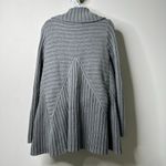 525 America  Women's Grey Chunky Knit Open Front Cardigan Small Photo 2