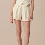 Rihoas Apricot V Neck Button Photo 4