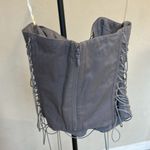 House Of CB HOUSE OF‎ CB 'Mirabelle' Smoke Lace Up Corset NWT XS Photo 3