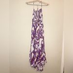 Free People Heat Wave Maxi Dress Purple Floral Print Size S Photo 6