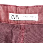 ZARA  High Waisted Faux Leather Shorts Photo 3