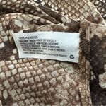 Altuzarra for Target Snake Print Lightweight Blouse Top Women’s XS Tan Photo 2