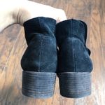 Seychelles  • Score Suede V Ankle Booties black leather almond toe low block heel Photo 8