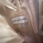 Jessica McClintock  Animal Print Strapless‎ Dress Size 4 Bubble Hem Statement NEW Photo 12