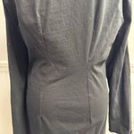 Frank & Eileen Nicole Long Sleeve Henley Dress Heritage Jersey Black Medium READ Photo 6