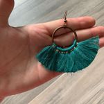 None NEW teal handmade tassel earrings Photo 1