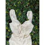 Free People  Beach White Semi-Sheer Maxi Dress with Slit Size XS Photo 5