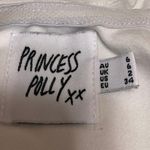 Princess Polly White Textured Strapless Sleeveless Bandeau Bodysuit Tube Top 2 Photo 2