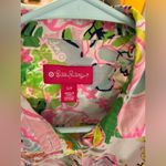 Lilly Pulitzer for‎ Target Buttons Shirt boho floral long sleeves Size S/P Pink Photo 2