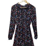 One One Six Womens Maxi Dress M Black Floral Boho Tiered Cottagecore Whimsigoth Size M Photo 2