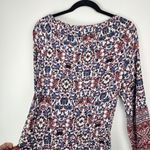 American Eagle  AEO Long Sleeve Floral Romper Shorts Jumpsuit Viscose Size L Photo 12