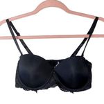 Laura Ashley 🎓  Black Push Up with Lace Bra Photo 0
