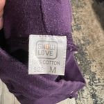 Women’s Snow Love Purple Medium Cotton Heart Shorts Photo 3