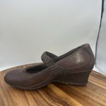 Merrell  Poppy Roast Mary Jane Wedge Heels Brown Leather Y2K Retro Women 8.5 Photo 5