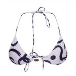 Pretty Little Thing Monochrome Swirl Print Beach Detail Bikini Set Photo 5