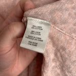 Rebecca Taylor Pink Leopard Linen Blend Sweater Size Large Photo 8