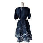 NEW INC INTERNATIONAL CONCEPTS Linna Garden Cutout Printed Dress Black Size L Photo 10