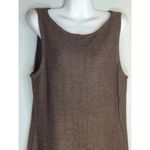 Ralph Lauren Lauren  Merino Wool Blend   Sweater‎ Midi Dress Brown Women's Large Photo 1