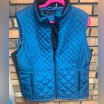 Andrew Marc  Women’s Blue Quilted Vest Photo 0