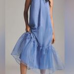 Anthropologie  Maeve Tulle Halter Dress Medium Photo 0