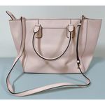 Michael Kors Light Pink Mauve Leather Gold Studded Designer Satchel Bag Handbag Purse Pocketbook 🎀 Photo 10