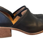 Madewell Black Leather Cutout Block Heel Shoes | Size 7.5 Photo 0