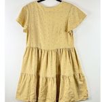 Rylee & Cru Women Dress Citron Eyelet Dolly Mini Tiered A Line Boho Flowy Medium Yellow Photo 2