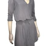 Velvet Graham & Spencer Womens Size M Gray Long Sleeve Cotton Jersey Shirt Dress Size M Photo 0