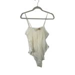 Victoria's Secret  Gold Label White Lace Sheer Bodysuit Lingerie Womens Medium Photo 5