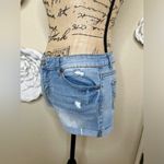 Aeropostale NTM:  Slightly Distressed Light Blue Denim Shorty Shorts Size 4 Photo 6