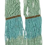 Boho Statement Strand Necklace Multi Strand Beaded Turquoise Colored Jewelry u Green Photo 2