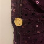 Elegant Sequin Midi Dress in Purple Size XL Photo 3