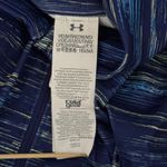 Under Armour  1/4 Zip Top Women HeatGear‎ Fitted Thumb Holes Blue Athletic Medium Photo 8