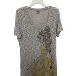  Belle V-Neck T-Shirt Size XXL 2X Beauty and the Beast Disney Princess Photo 0