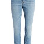 Good American ππ Good Legs Suede Mixing Skinny Jeans ~ INDIGO080 Blue 8/29 NWT Photo 9