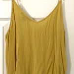 Forever 21 Pastel Yellow Flowy Tank Top Womens Size Large Photo 3
