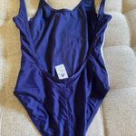 Adidas One-Piece Swimsuit Navy Scoop Back Photo 2