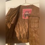 Brown Leather Jacket Photo 5