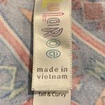 LuLaRoe  Buttery Soft Yoga Band Leggings Navy w/ Stripes Shapes Size T/C EUC 6840 Photo 4