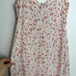 Ganni Printed Georgette Button-Front Slip Dress in Egret Womens Midi Size Small Photo 11